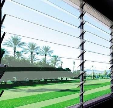 Single Clear Blind Window